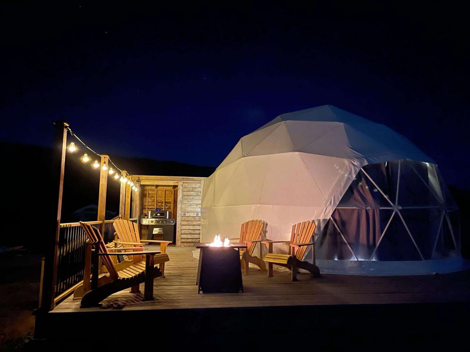 Port Wade Glamping Domes Villa Victoria Beach Ngoại thất bức ảnh